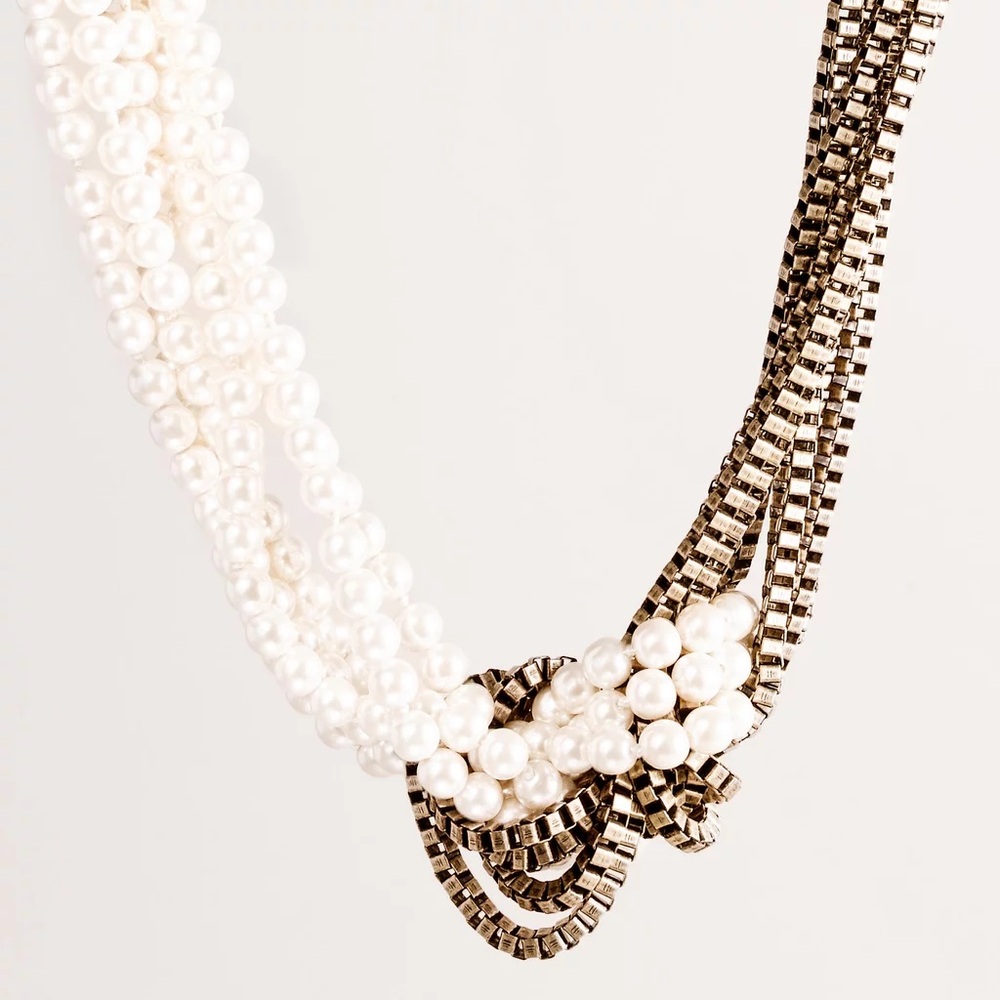 J Crew Pearl Statement Necklace Molly Carey